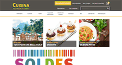 Desktop Screenshot of cuisina.ca